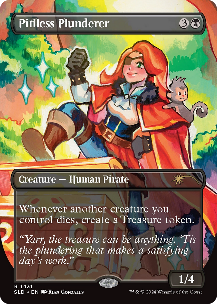 Pitiless Plunderer (Rainbow Foil) [Secret Lair Drop Series] | Exor Games Summserside