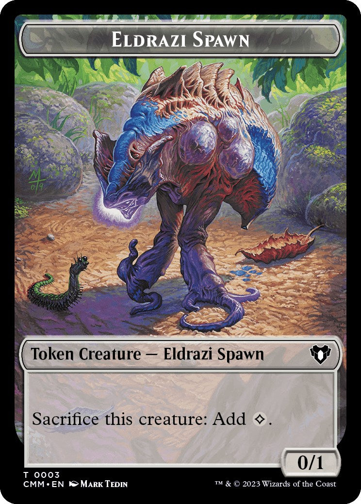 Eldrazi Spawn // Phyrexian Germ Double-Sided Token [Commander Masters Tokens] | Exor Games Summserside