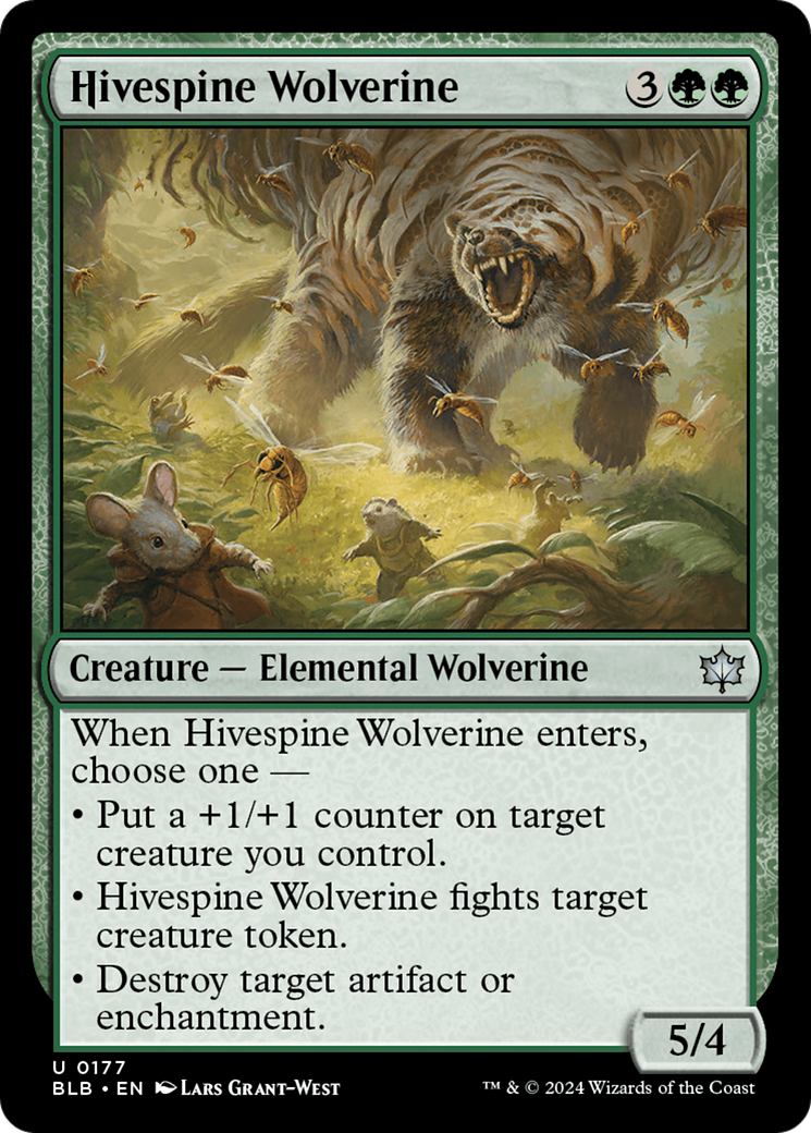 Hivespine Wolverine [Bloomburrow] | Exor Games Summserside