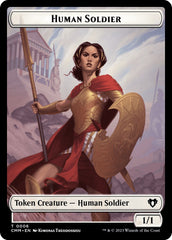 Human Soldier // Zombie (0013) Double-Sided Token [Commander Masters Tokens] | Exor Games Summserside