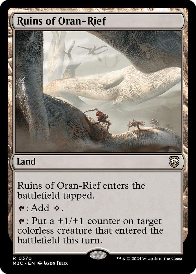 Ruins of Oran-Rief (Ripple Foil) [Modern Horizons 3 Commander] | Exor Games Summserside