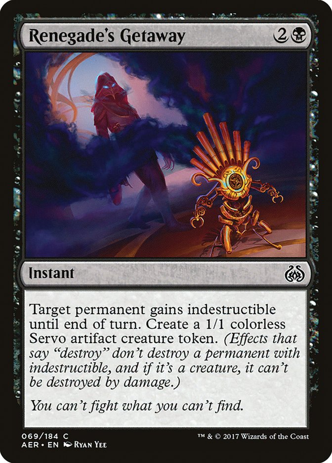 Renegade's Getaway [Aether Revolt] | Exor Games Summserside