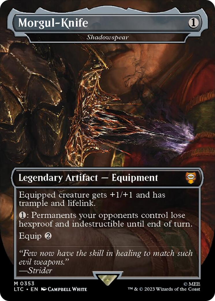 Morgul-Knife - Shadowspear [The Lord of the Rings: Tales of Middle-Earth Commander] | Exor Games Summserside