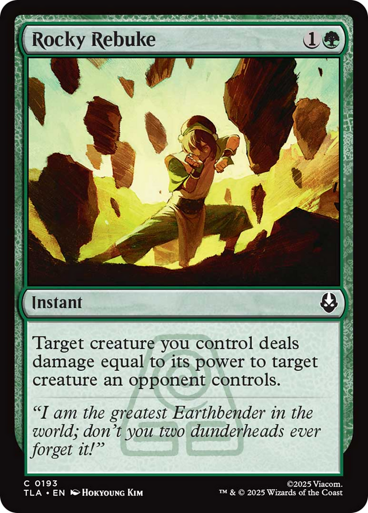 Rocky Rebuke [Avatar: The Last Airbender] | Exor Games Summserside