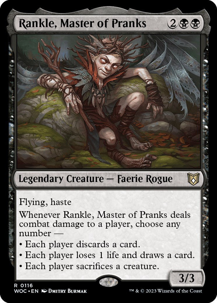 Rankle, Master of Pranks [Wilds of Eldraine Commander] | Exor Games Summserside