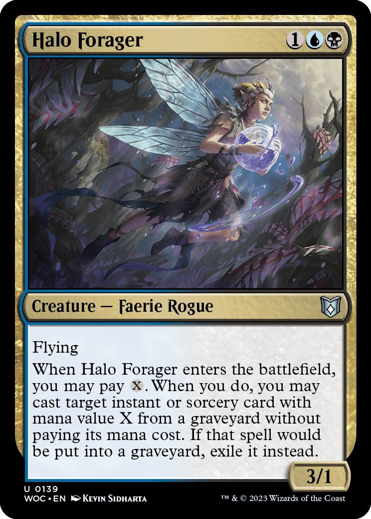 Halo Forager [Wilds of Eldraine Commander] | Exor Games Summserside