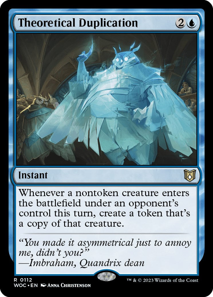 Theoretical Duplication [Wilds of Eldraine Commander] | Exor Games Summserside