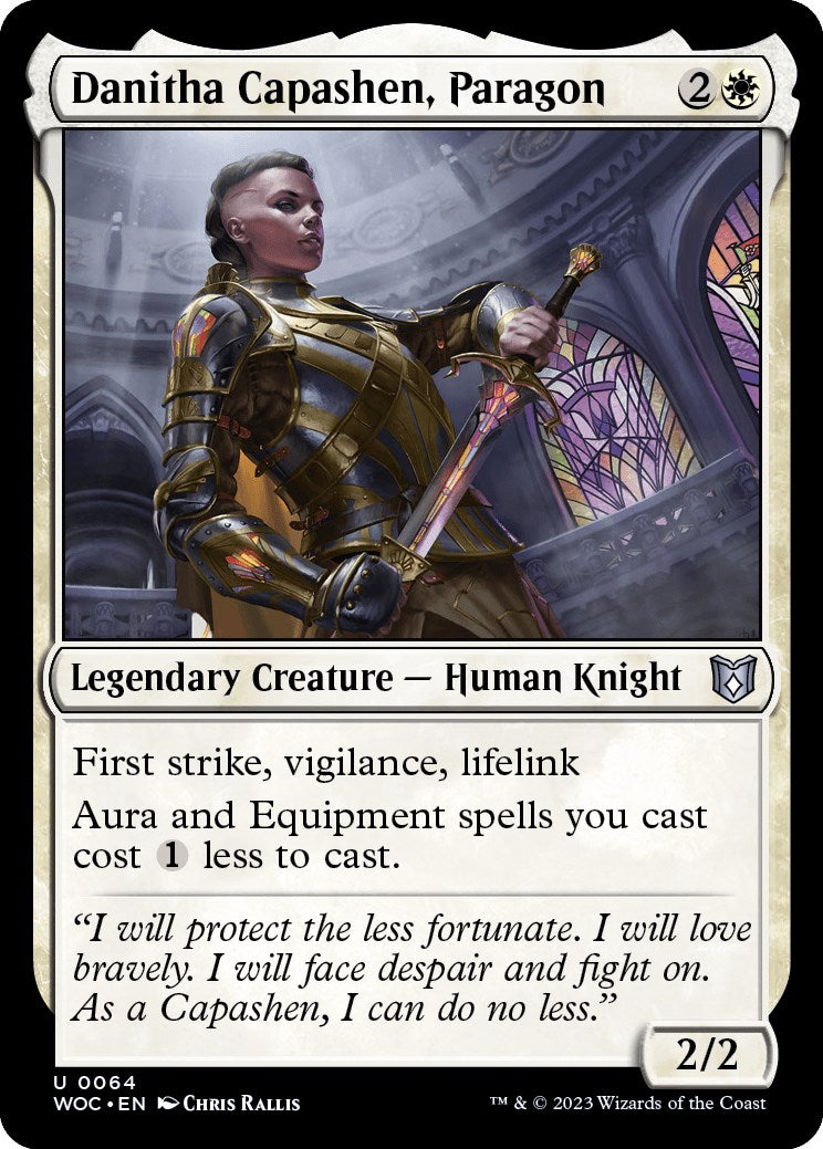 Danitha Capashen, Paragon [Wilds of Eldraine Commander] | Exor Games Summserside