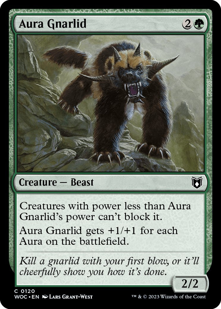 Aura Gnarlid [Wilds of Eldraine Commander] | Exor Games Summserside