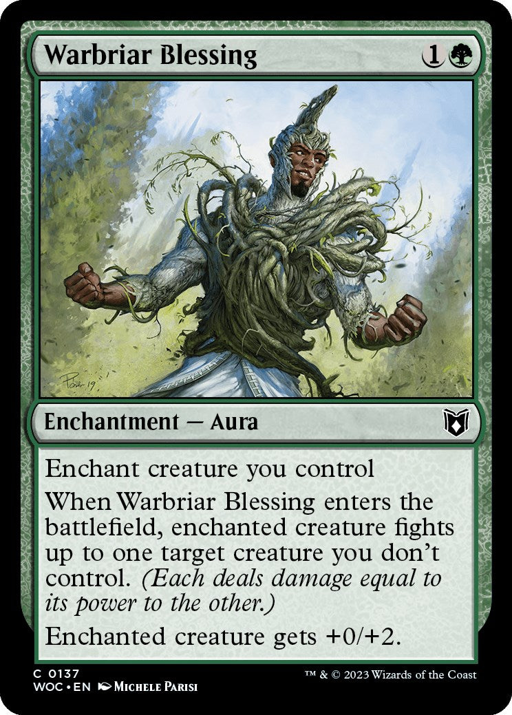 Warbriar Blessing [Wilds of Eldraine Commander] | Exor Games Summserside