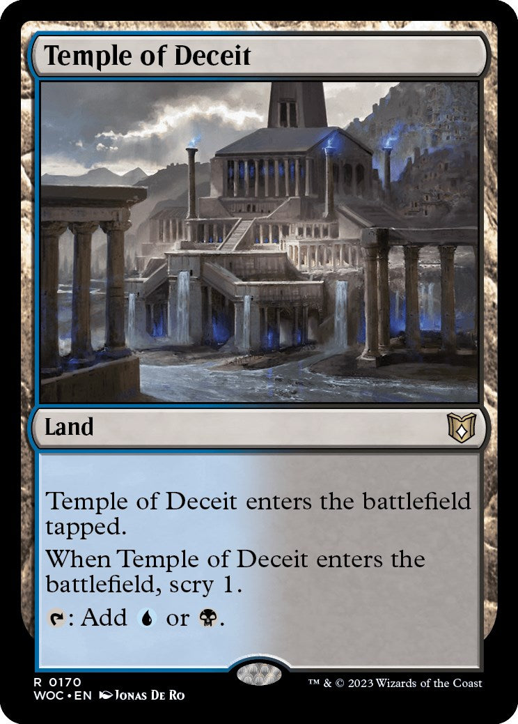 Temple of Deceit [Wilds of Eldraine Commander] | Exor Games Summserside