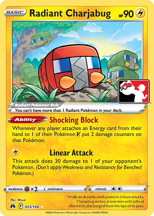 Radiant Charjabug (051/159) [Prize Pack Series Three] | Exor Games Summserside