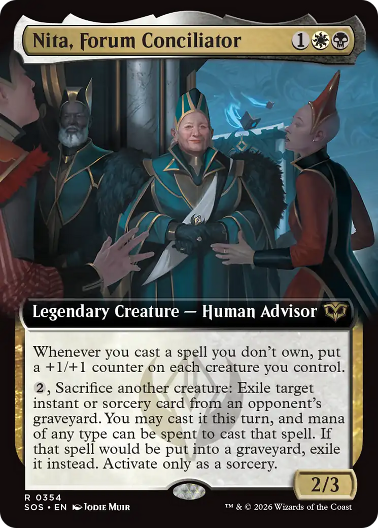Nita, Forum Conciliator (Extended Art) [Secrets of Strixhaven] | Exor Games Summserside
