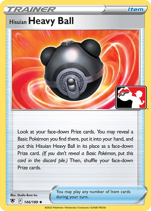 Hisuian Heavy Ball (146/189) [Prize Pack Series Three] | Exor Games Summserside