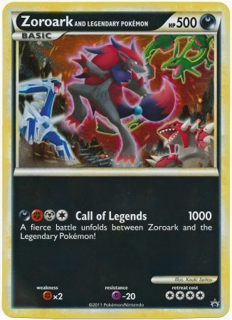 Zoroark and Legendary Pokemon (Jumbo Card) [Miscellaneous Cards] | Exor Games Summserside