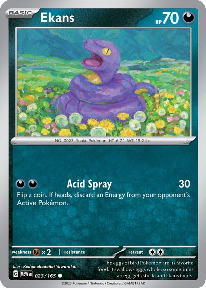 Ekans (023/165) [Scarlet & Violet 151] | Exor Games Summserside