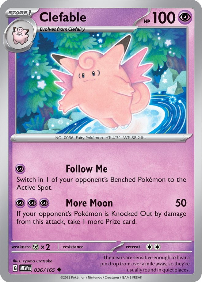 Clefable (036/165) [Scarlet & Violet: 151] | Exor Games Summserside