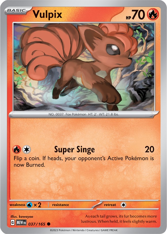 Vulpix (037/165) [Scarlet & Violet: 151] | Exor Games Summserside