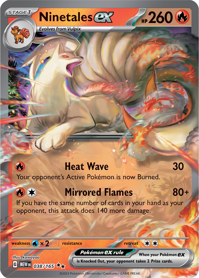 Ninetales ex (038/165) [Scarlet & Violet: 151] | Exor Games Summserside