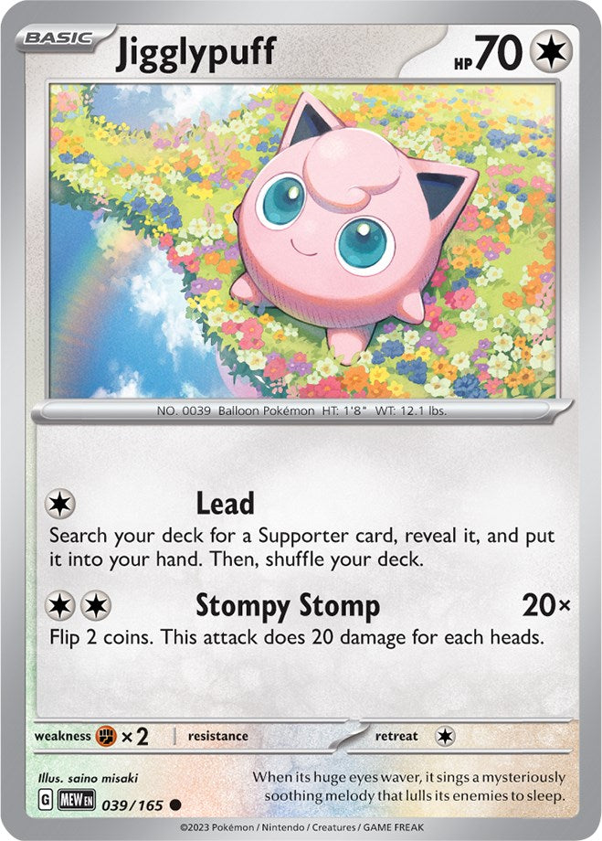 Jigglypuff (039/165) [Scarlet & Violet 151] | Exor Games Summserside