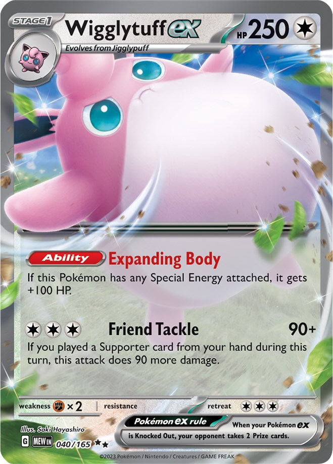 Wigglytuff ex (040/165) [Scarlet & Violet: 151] | Exor Games Summserside