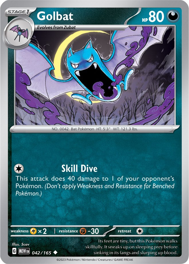 Golbat (042/165) [Scarlet & Violet: 151] | Exor Games Summserside