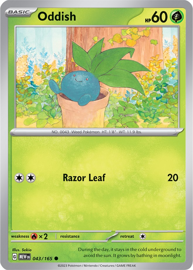 Oddish (043/165) [Scarlet & Violet 151] | Exor Games Summserside