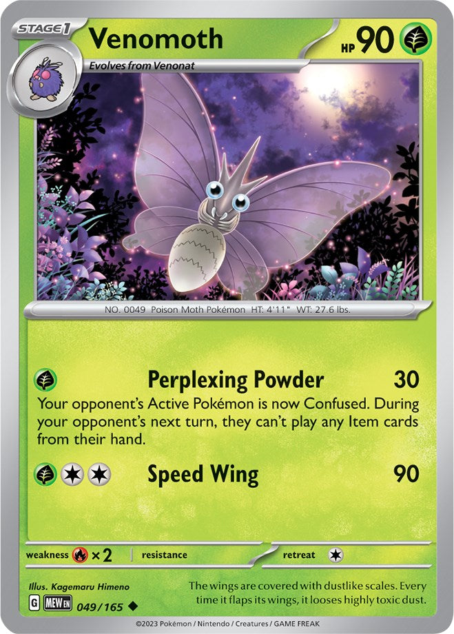 Venomoth (049/165) [Scarlet & Violet: 151] | Exor Games Summserside