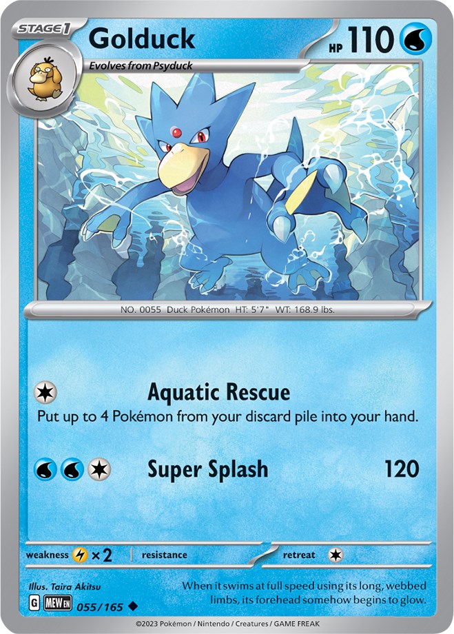 Golduck (055/165) [Scarlet & Violet: 151] | Exor Games Summserside