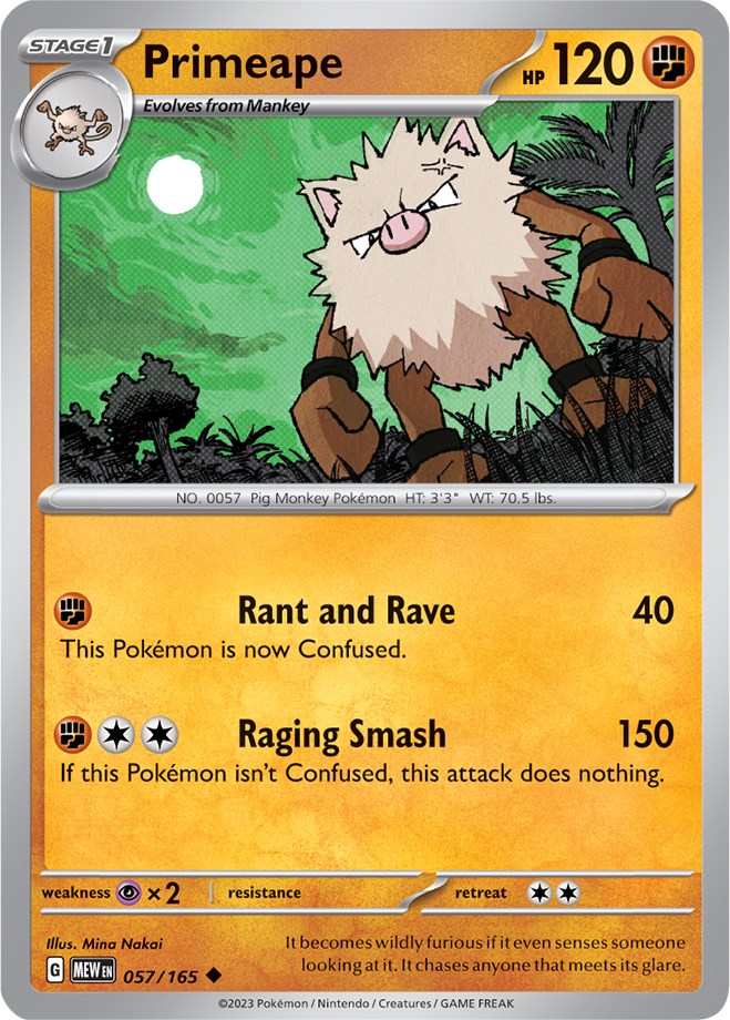 Primeape (057/165) [Scarlet & Violet 151] | Exor Games Summserside