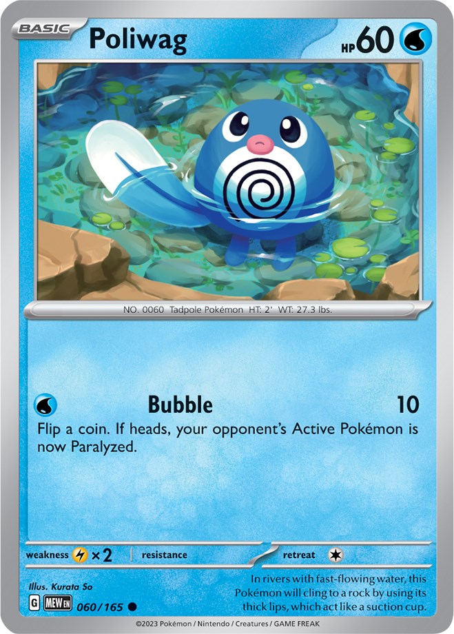 Poliwag (060/165) [Scarlet & Violet: 151] | Exor Games Summserside