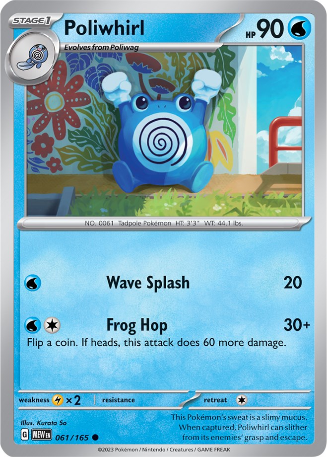 Poliwhirl (061/165) [Scarlet & Violet: 151] | Exor Games Summserside