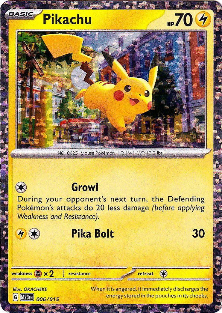 Pikachu (006/015) [McDonald's Promos: 2023 Collection] | Exor Games Summserside