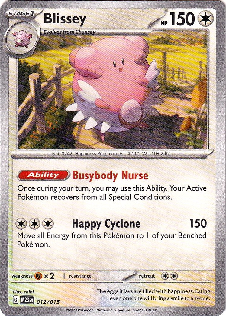 Blissey (012/015) [McDonald's Promos: 2023 Collection] | Exor Games Summserside