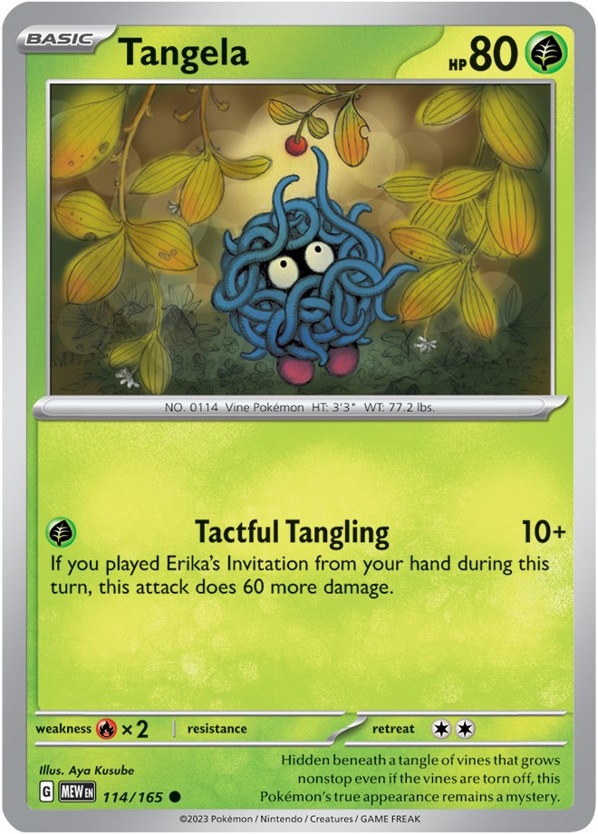 Tangela (114/165) [Scarlet & Violet: 151] | Exor Games Summserside