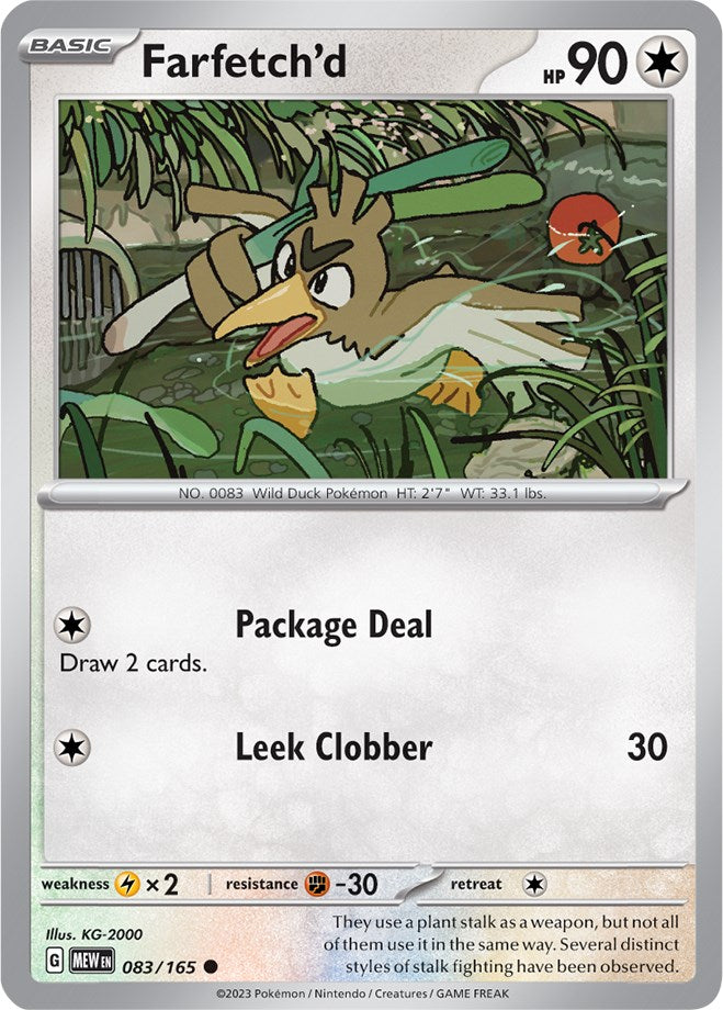 Farfetch'd (083/165) [Scarlet & Violet: 151] | Exor Games Summserside