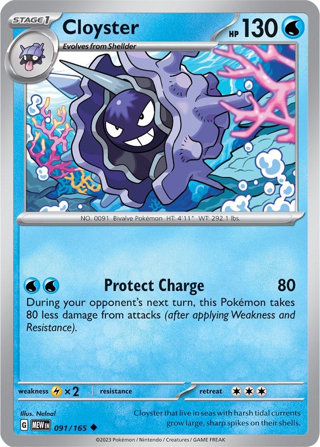 Cloyster (091/165) [Scarlet & Violet: 151] | Exor Games Summserside