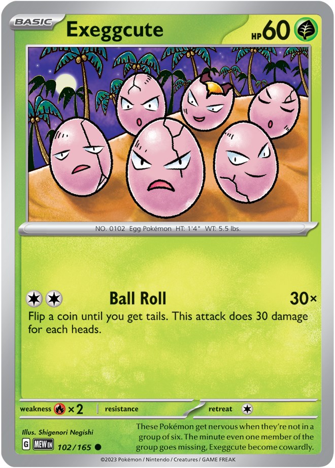 Exeggcute (102/165) [Scarlet & Violet 151] | Exor Games Summserside
