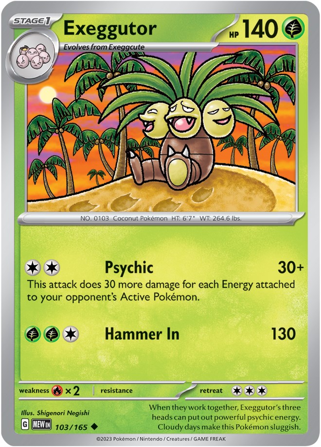 Exeggutor (103/165) [Scarlet & Violet 151] | Exor Games Summserside
