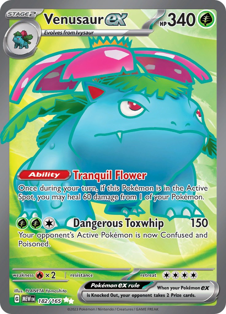 Venusaur ex (182/165) [Scarlet & Violet: 151] | Exor Games Summserside