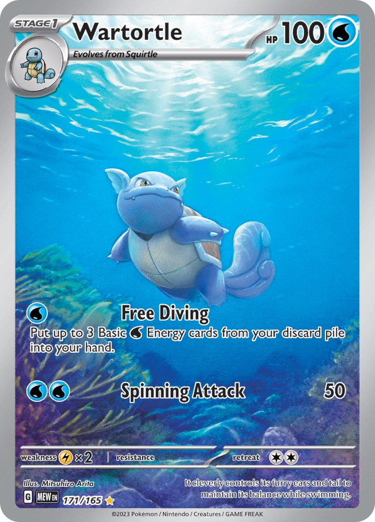 Wartortle (171/165) [Scarlet & Violet: 151] | Exor Games Summserside