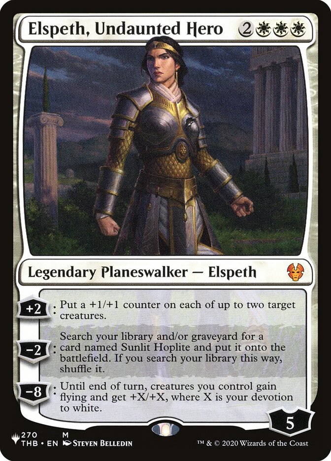 Elspeth, Undaunted Hero [The List] | Exor Games Summserside