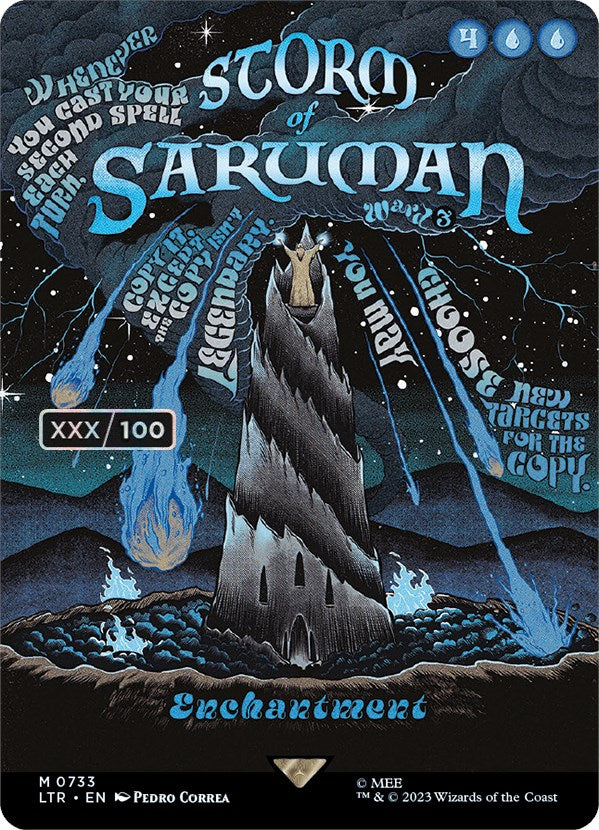 Storm of Saruman (Borderless Poster) (Serialized) [The Lord of the Rings: Tales of Middle-Earth] | Exor Games Summserside