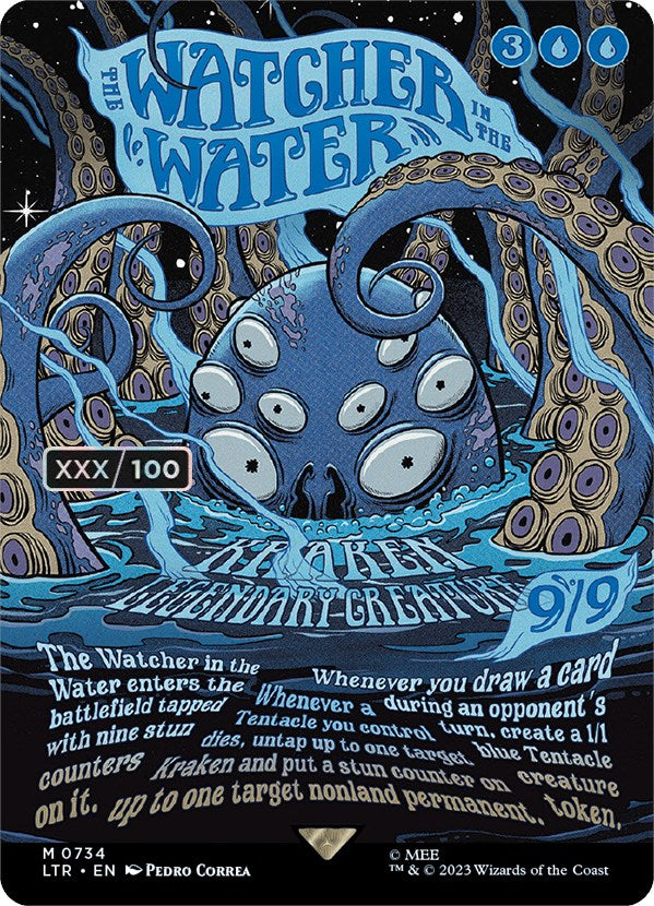 The Watcher in the Water (Borderless Poster) (Serialized) [The Lord of the Rings: Tales of Middle-Earth] | Exor Games Summserside