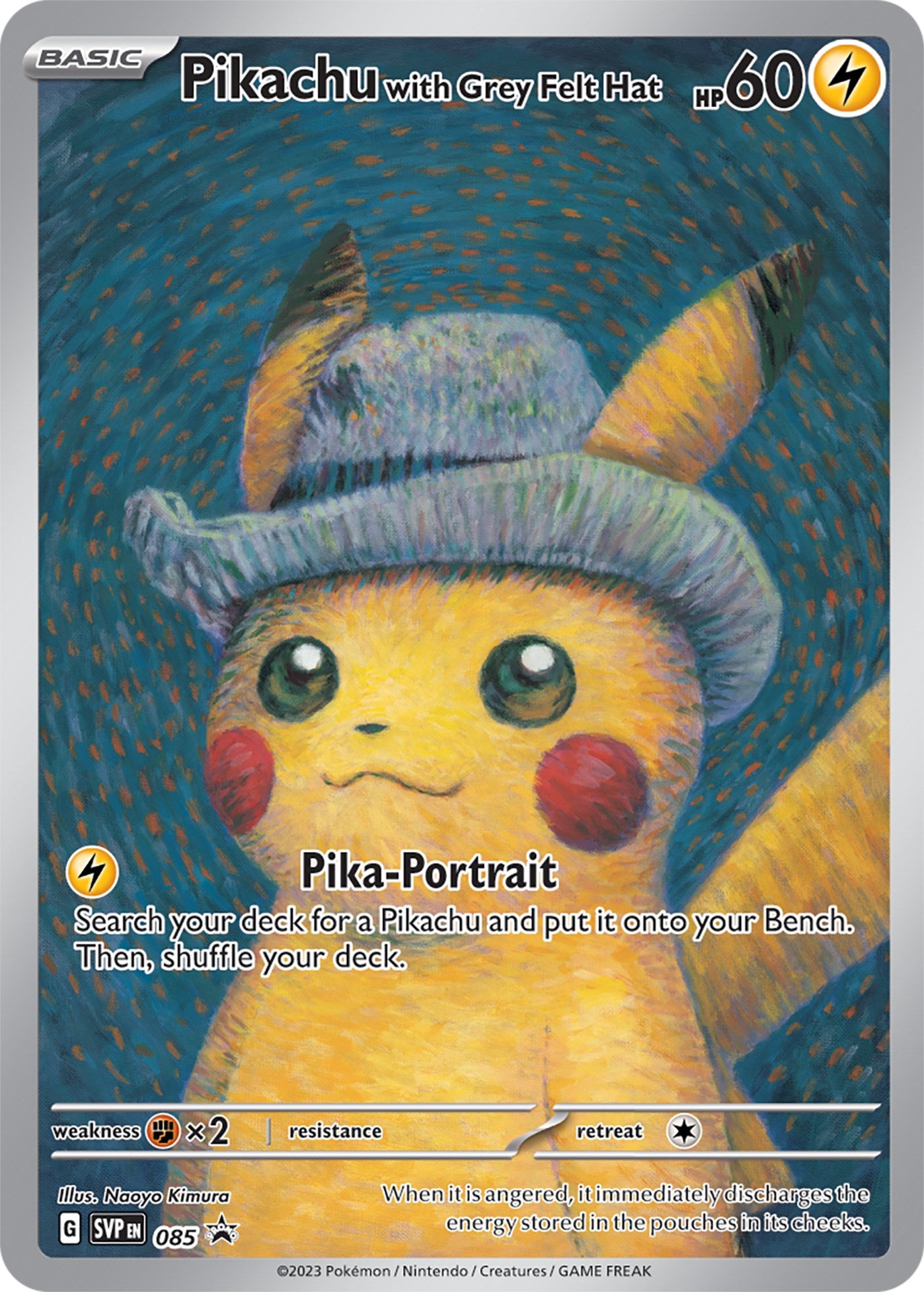 Pikachu with Grey Felt Hat (085) [Scarlet & Violet: Black Star Promos] | Exor Games Summserside