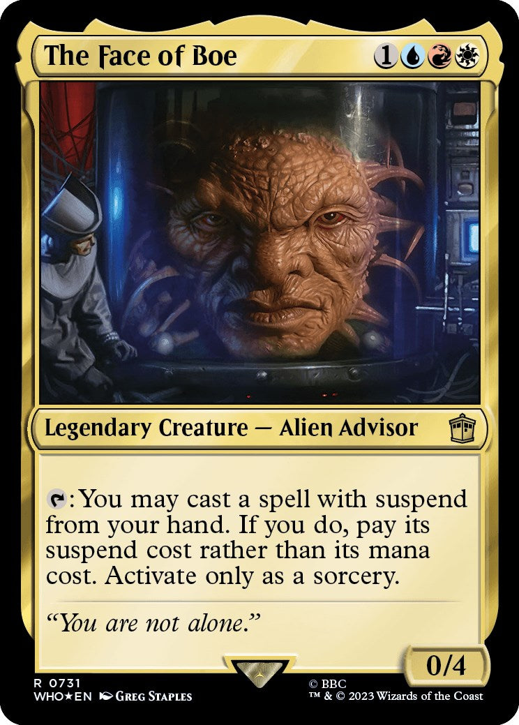 The Face of Boe (Surge Foil) [Doctor Who] | Exor Games Summserside