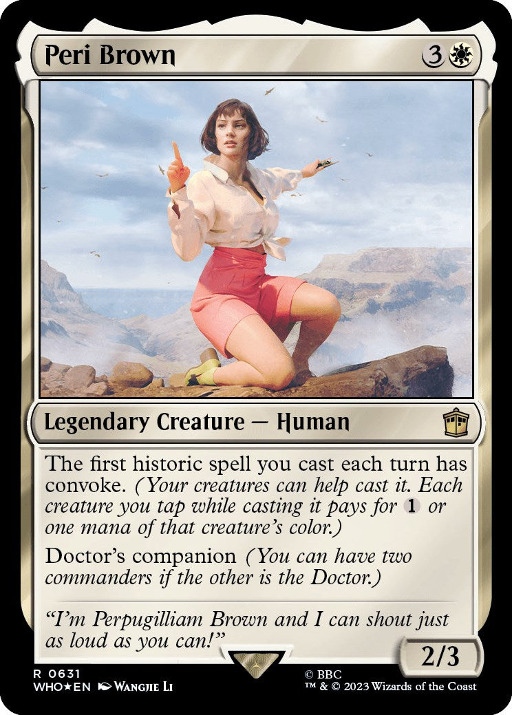 Peri Brown (Surge Foil) [Doctor Who] | Exor Games Summserside