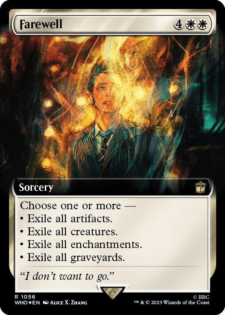 Farewell (Extended Art) (Surge Foil) [Doctor Who] | Exor Games Summserside