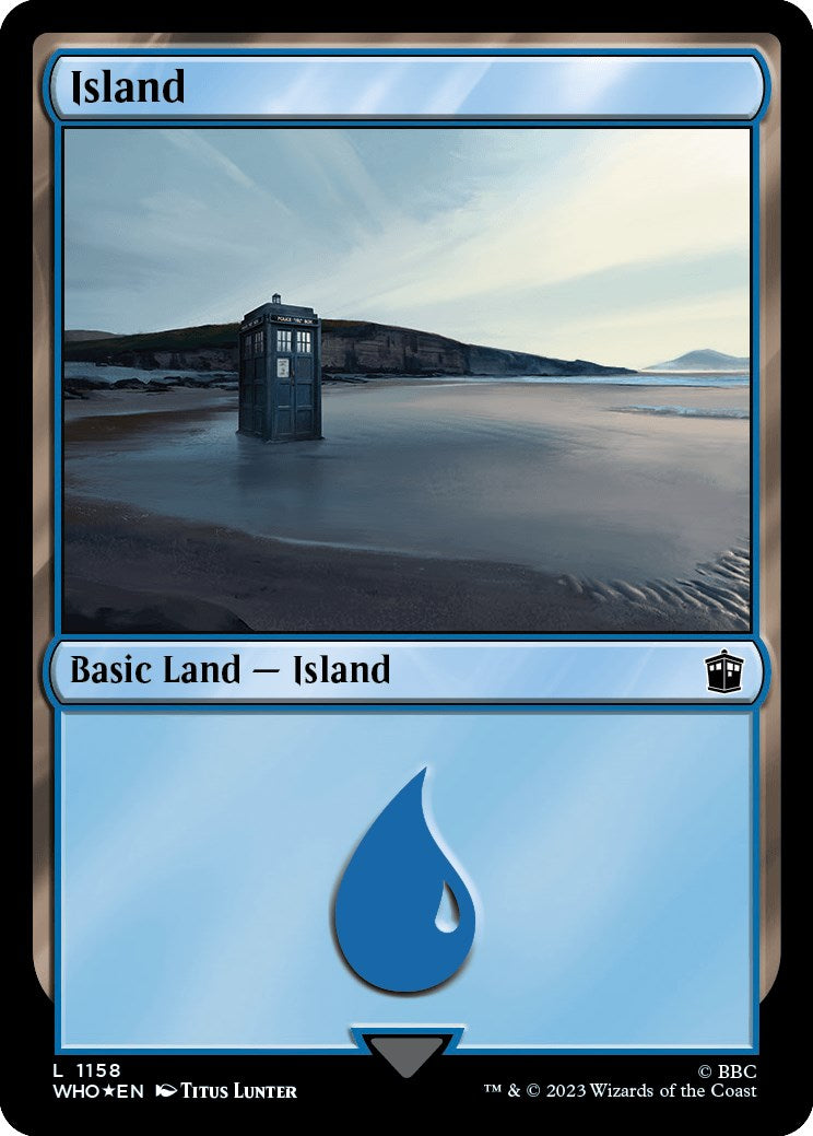 Island (1158) (Surge Foil) [Doctor Who] | Exor Games Summserside