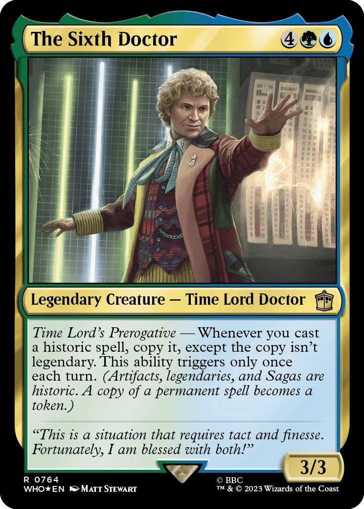 The Sixth Doctor (Surge Foil) [Doctor Who] | Exor Games Summserside